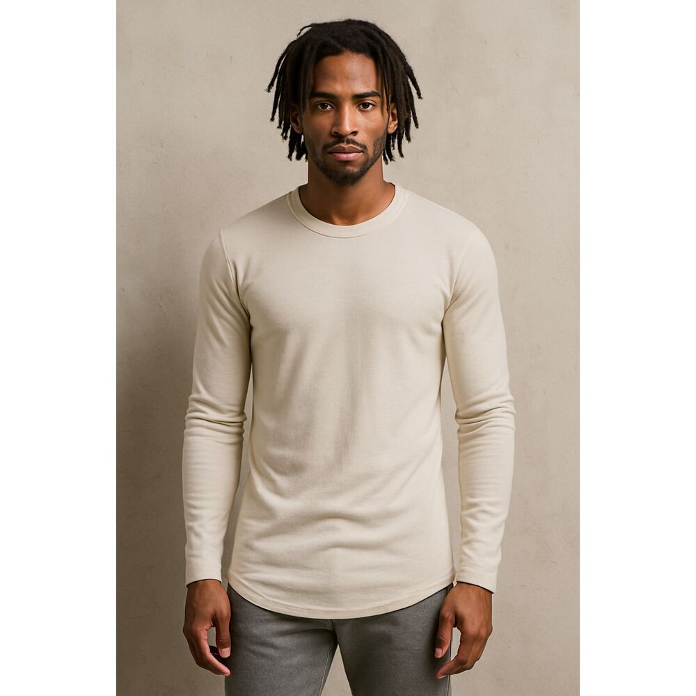FEAR OF GOD Gray 100% Cotton Pullover Sweatshirt Top   Mens Size Large